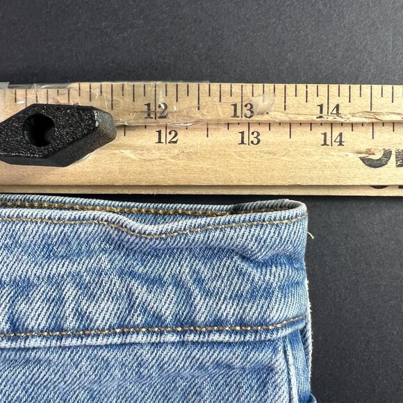 Levi's Jeans Women's 27x27* Big E 501 Skinny Light Blue Faded Denim Tag 26x28 - Picture 16 of 16